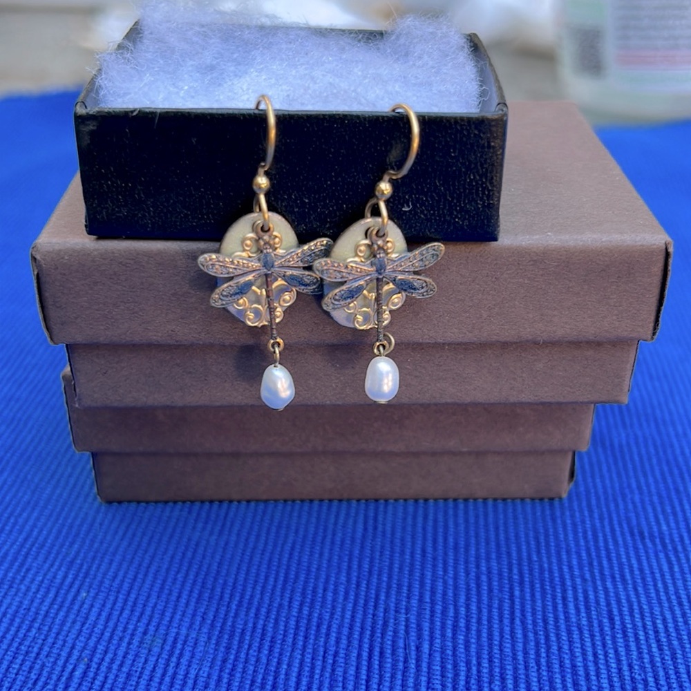 Dragonfly earrings
